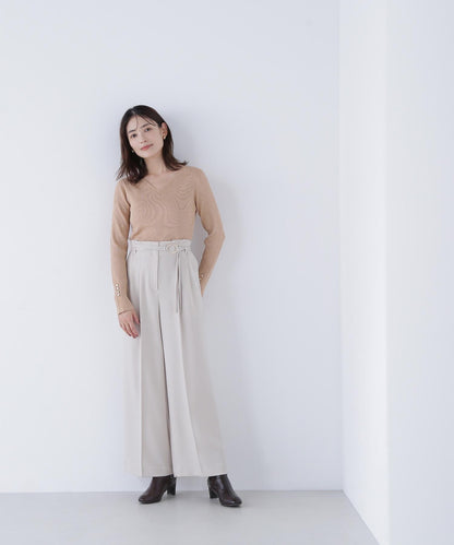 ダブルベルトワイドパンツII