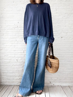 リネンスウェットシャツ