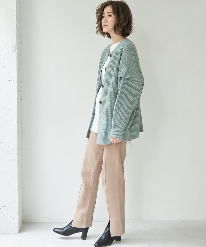 センタースリットパンツ