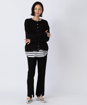 スリットパンツ