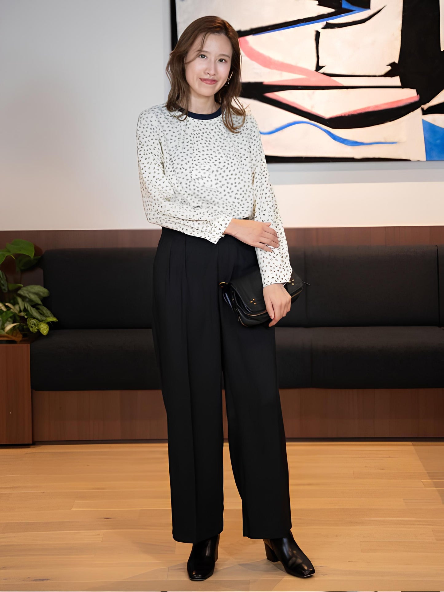 ワイドストレートパンツ