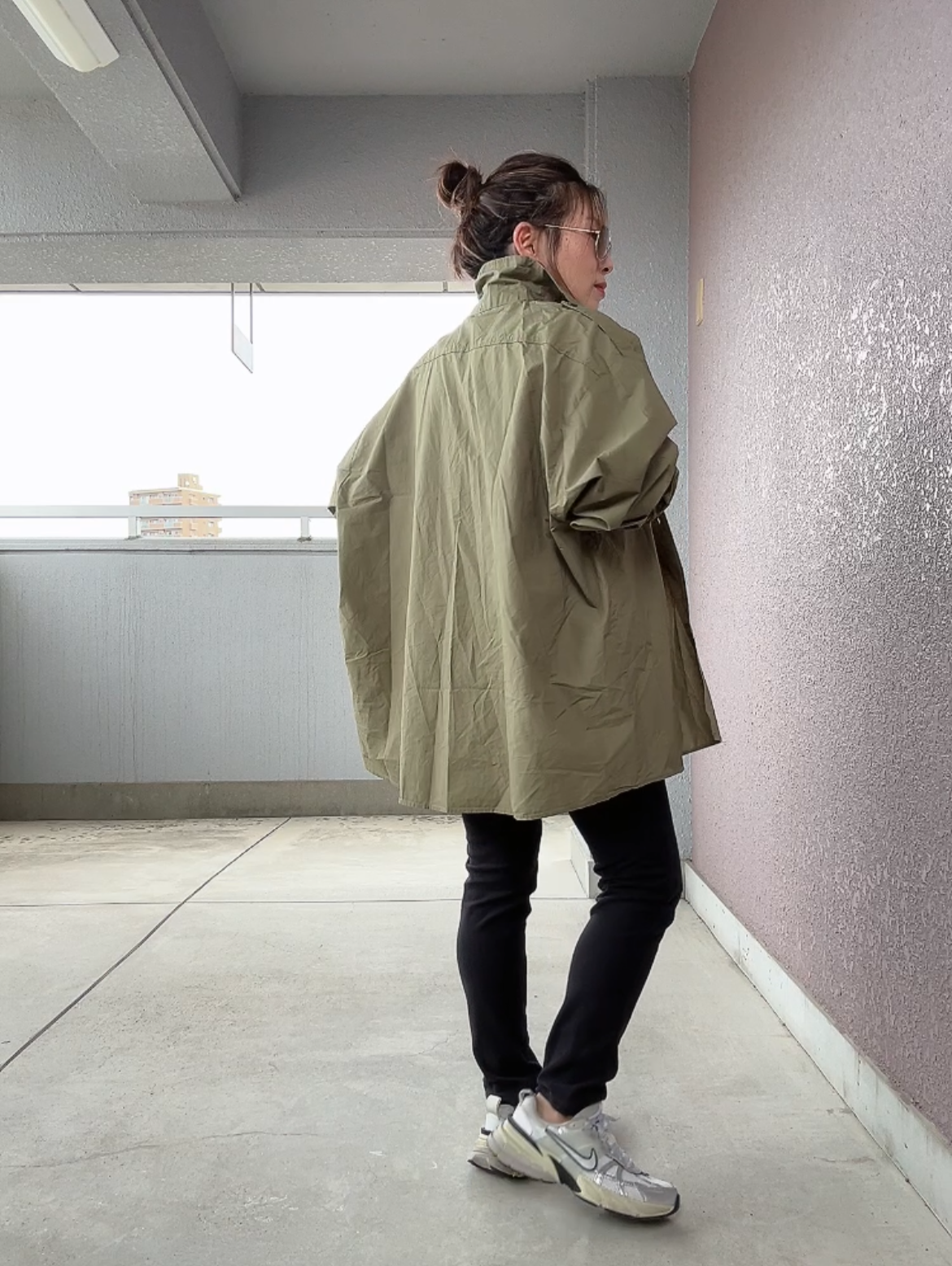 ミリタリーウォッシュオーバーシャツ