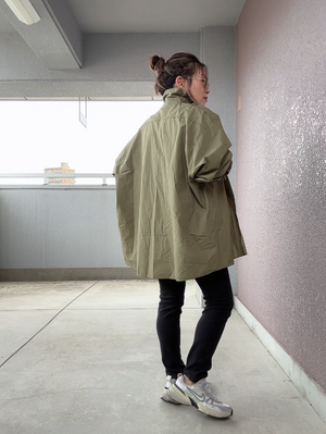 ミリタリーウォッシュオーバーシャツ