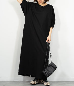 コクーンスリーブストレートワンピース