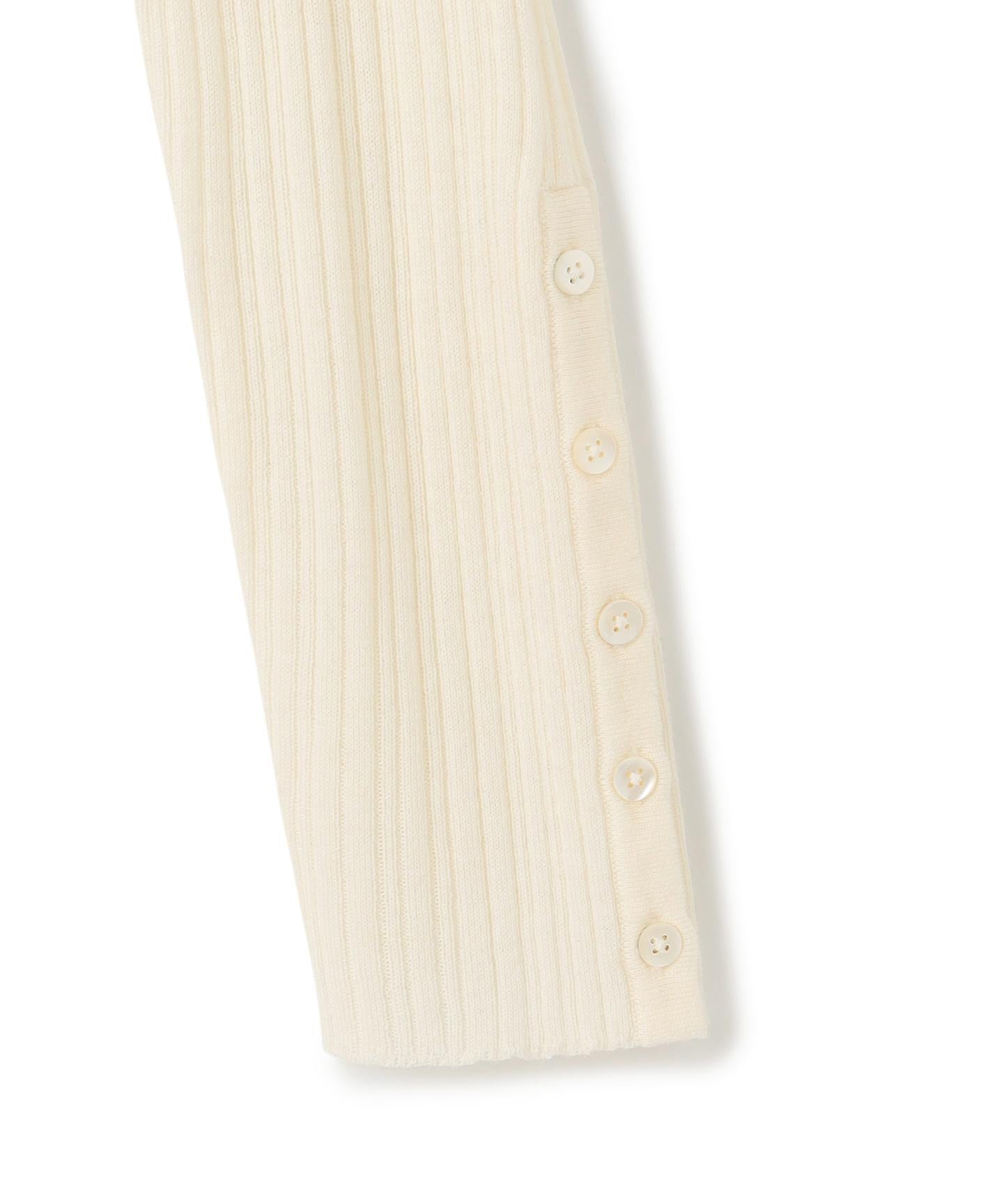 ハイゲージニット ヘンリーネックトップス