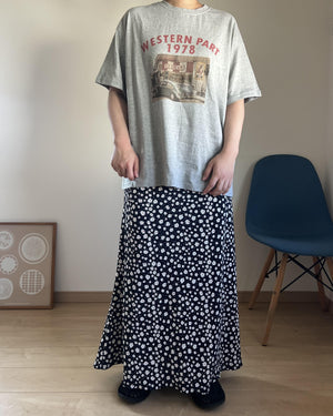レトロCARプリントTシャツ