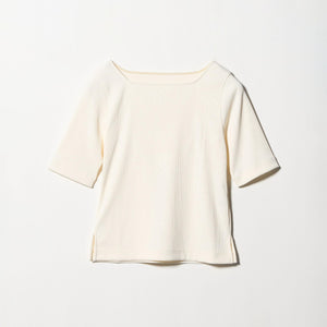 ニットライク スクエアネック カットソー