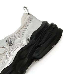 ＜SY＞レースアップベルクロ フラット50●↑