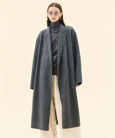 ZION / ウールロングチェスターコート