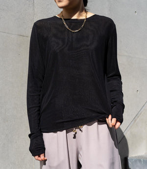 ダブルチュールカットソー