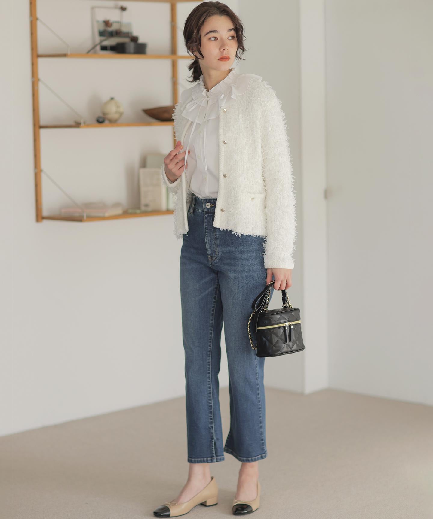 ミッドデニム パンツ