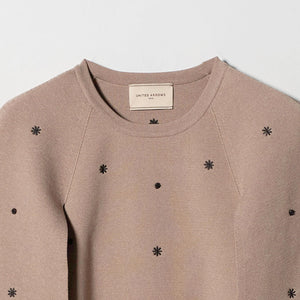 エンブロイダリー フラワー ケープニット ‐ウォッシャブル‐