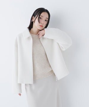 ＜朝比奈 彩さんコラボ＞ステンカラージップブルゾン