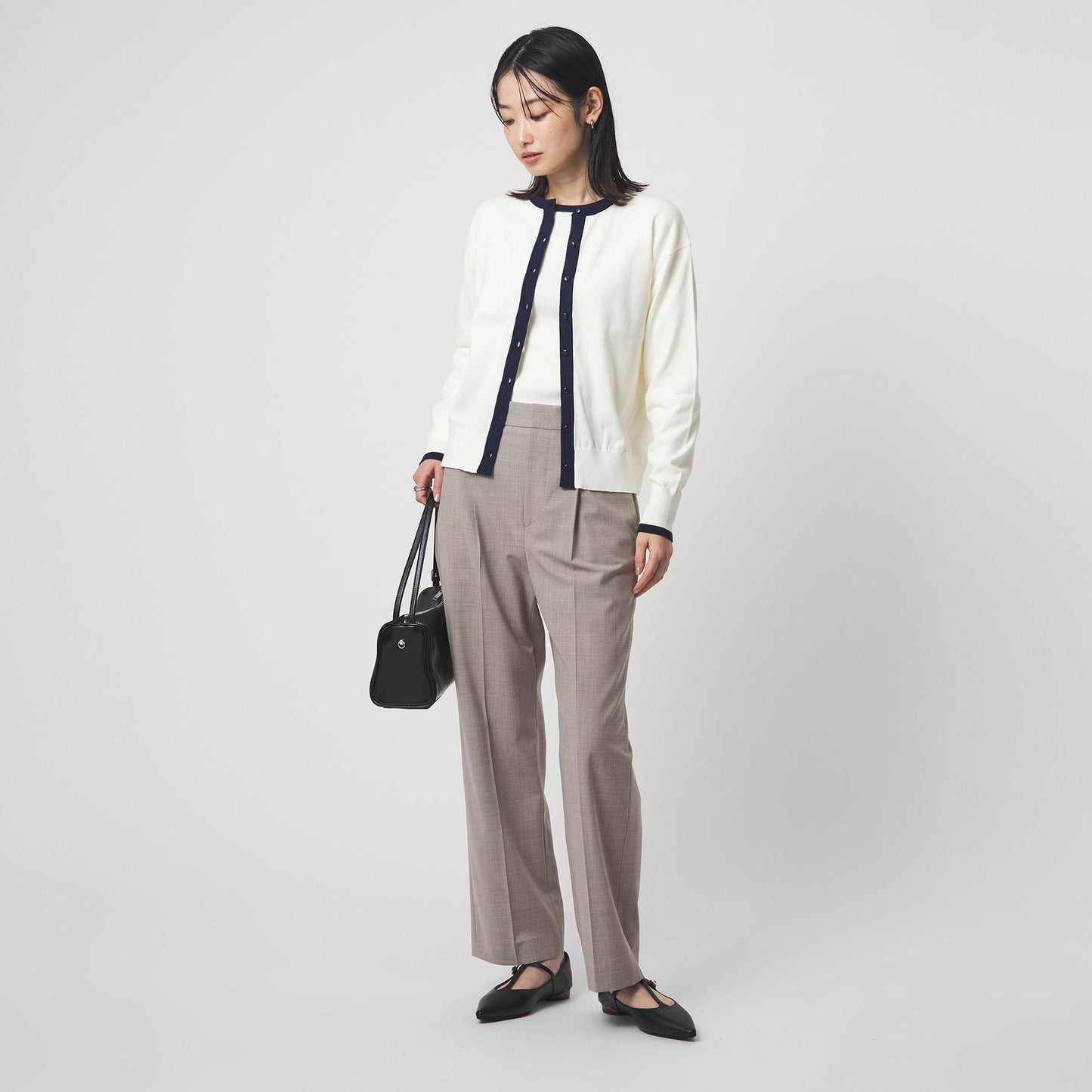 ［size SHORT/TALLあり］カチリラ ストレート パンツ ウォッシャブル ストレッチ