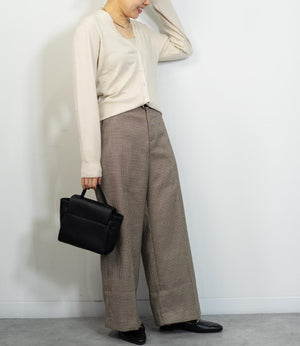 ソフトタッチVネックニットカーディガン