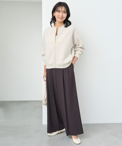 マイビューティ タックワイドパンツ