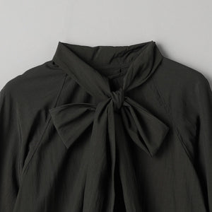 【WEB限定 Wardrobe DAILY MINIMAL】リボンタイブラウス -2WAY/ウォッシャブル-