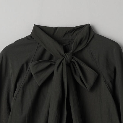 【WEB限定 Wardrobe DAILY MINIMAL】リボンタイブラウス -2WAY/ウォッシャブル-