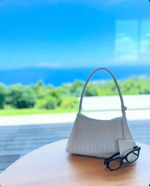 ポーチ付きメッシュショルダーバッグ