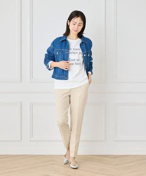 美脚テーパードパンツ