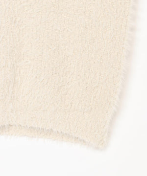 シャギーVネックニットベスト