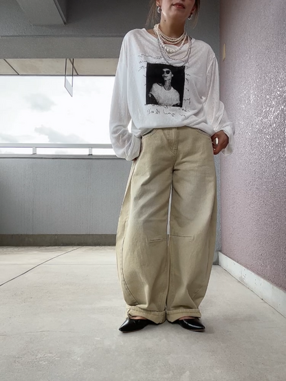 ピグメントワイドバレルデニム