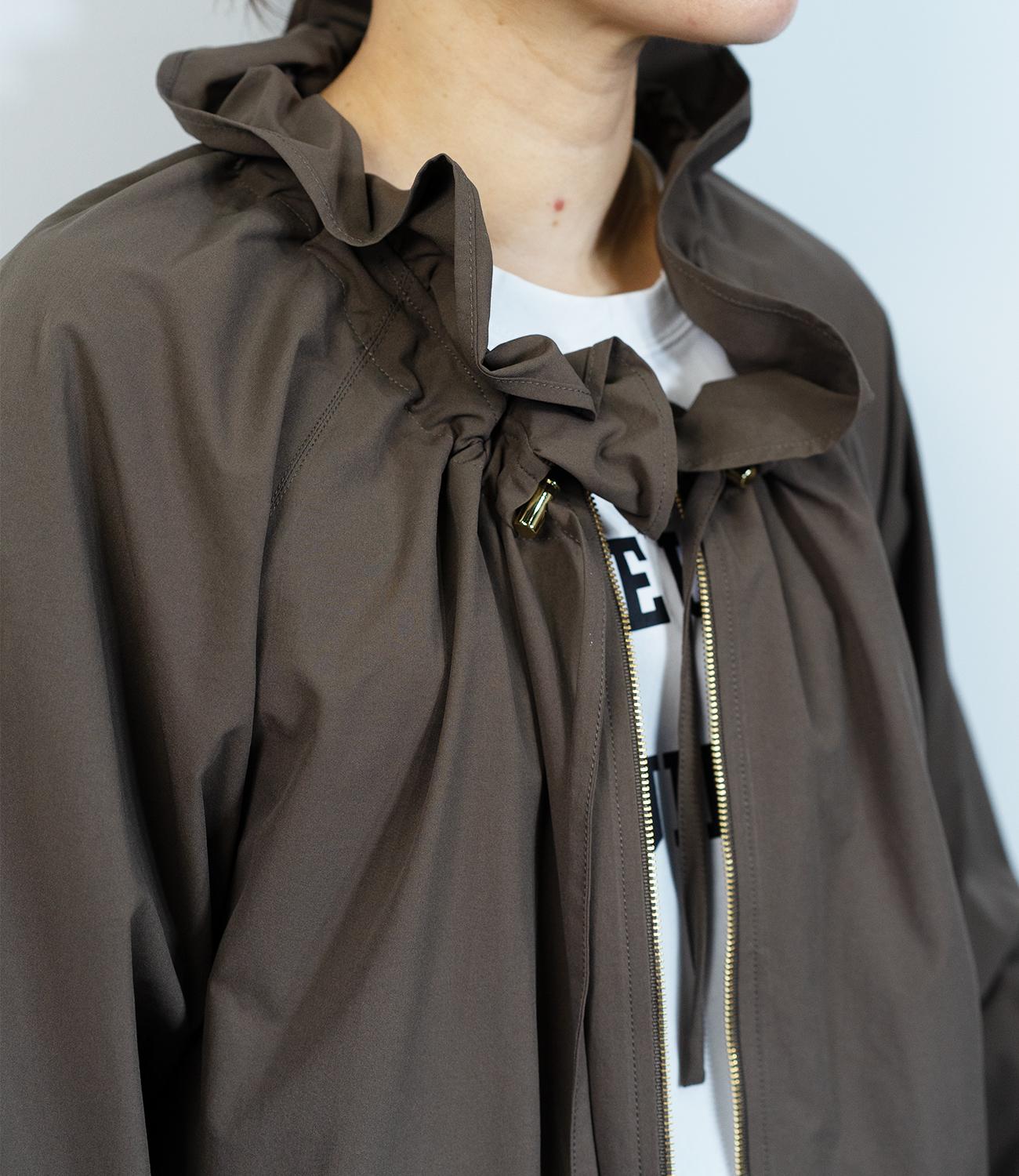 サーブルクロスフリルブルゾン