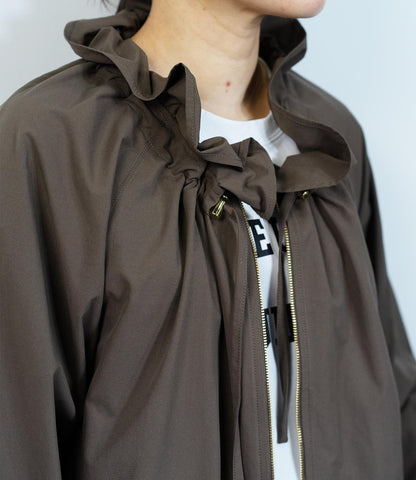 サーブルクロスフリルブルゾン