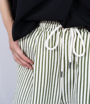 ストライプイージーパンツ