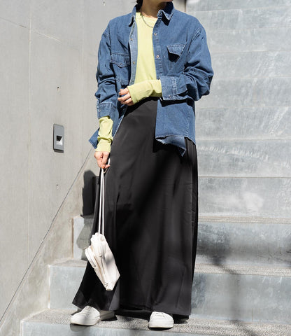 ダブルチュールカットソー