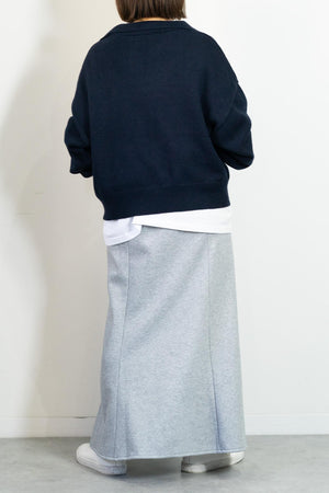 スキッパーニットプルオーバー