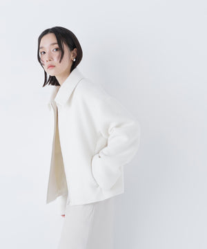 ＜朝比奈 彩さんコラボ＞ステンカラージップブルゾン