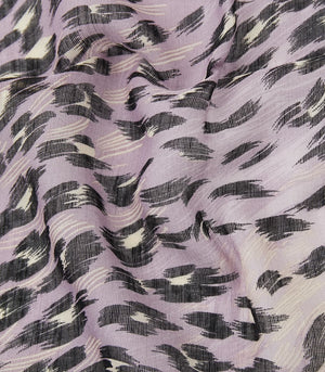 ヒョウ柄プリントスカーフ