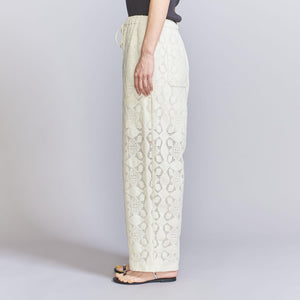 コットンナイロン レースパンツ