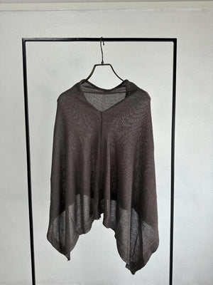 リネンニットケープ