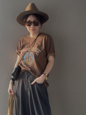 ヴィンテージライクPRINCEVILLEロゴTシャツ