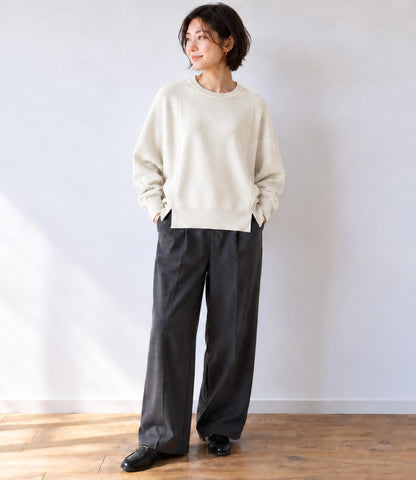 サイドスリットニット
