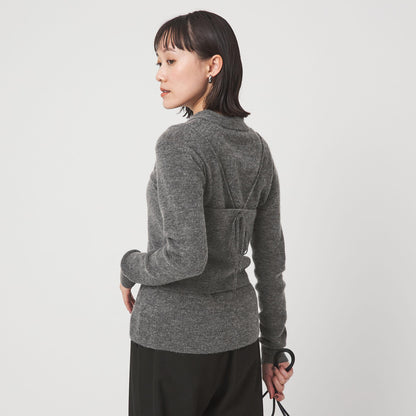 ポロニット カーディガン × ビスチェ ニット セット