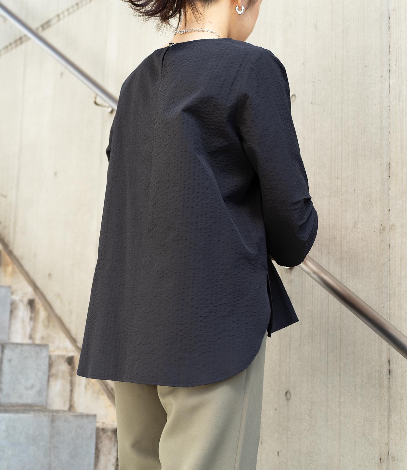 サッカーストライプブラウス