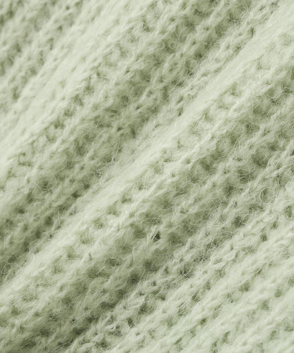 クロップドアゼフォルムニット