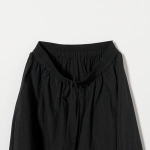 ボリューム ギャザー フレア スカート
