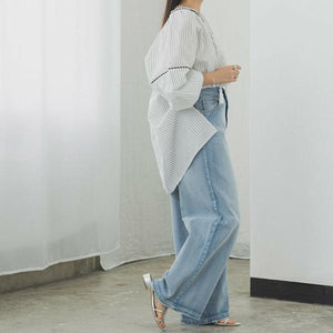 エンブロイダリーエアリーブラウス