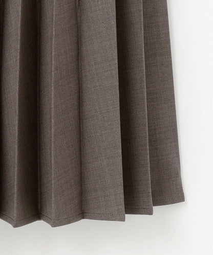 ウーステッドエステル  プリーツスカート