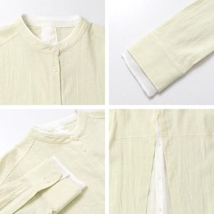 バックコンシャスロングシャツ