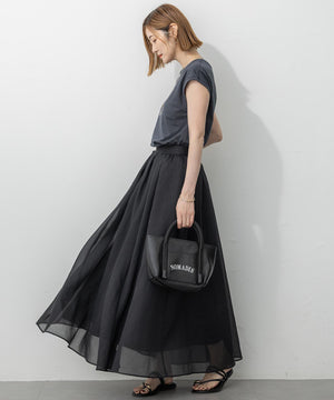 コンパクトヤーン フレンチスリーブ Tシャツ