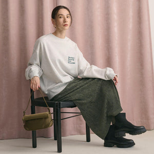 コットン裏毛 ロゴスウェット プルオーバー