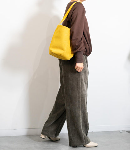 起毛ピンタックイージーパンツ