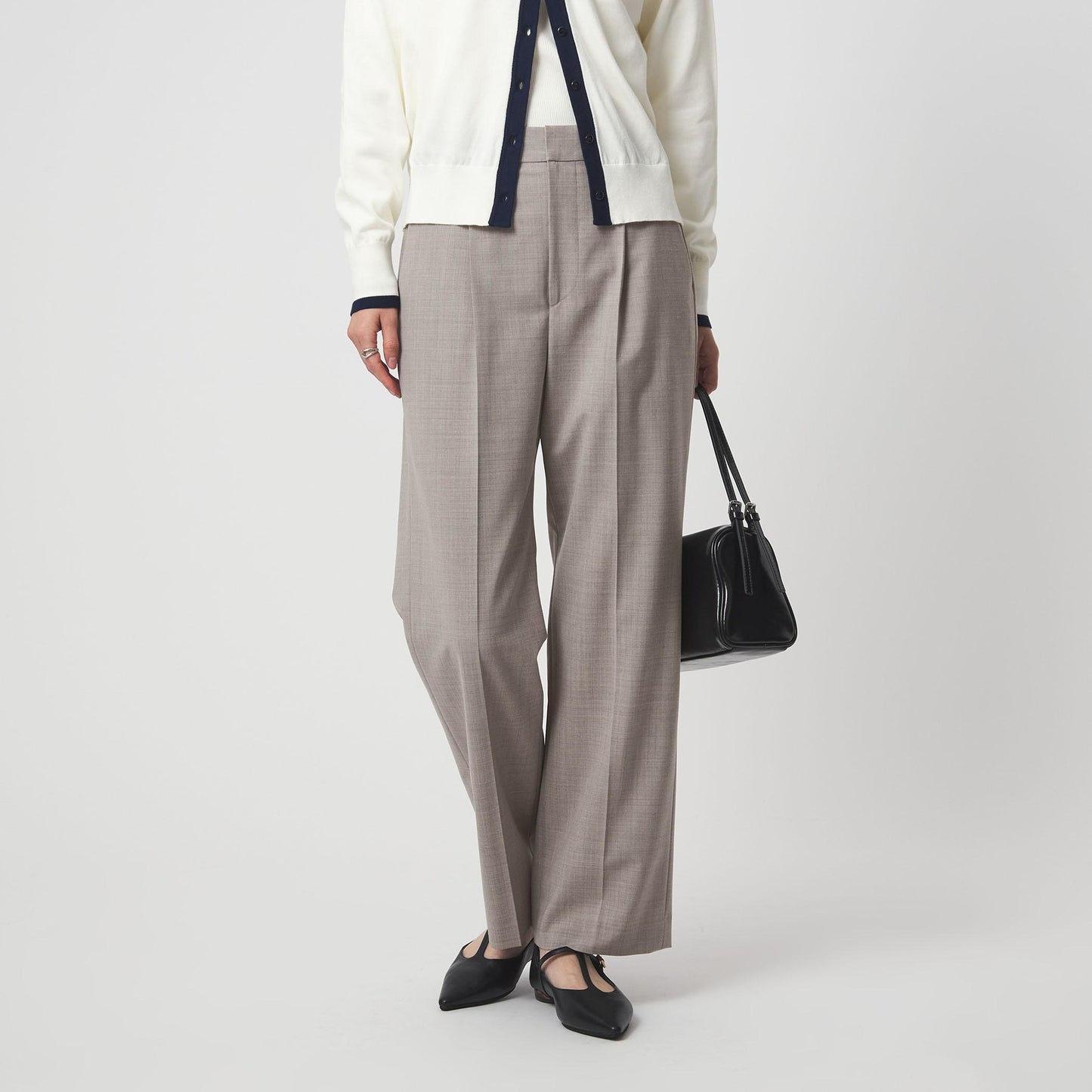 ［size SHORT/TALLあり］カチリラ ストレート パンツ ウォッシャブル ストレッチ