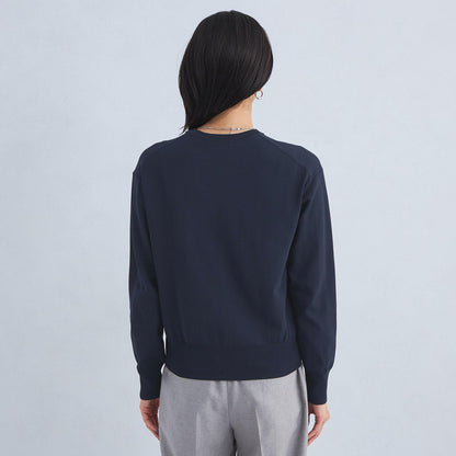 ドラキー クルーネック ニット カーディガン