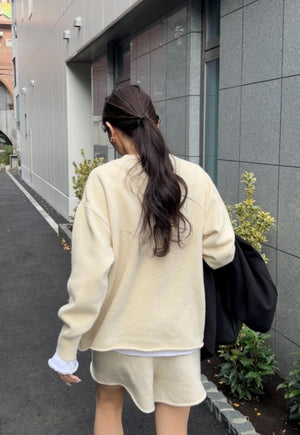 リラックスショートニットアップ